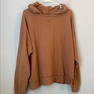 Universal Thread Brown Hooded Sweater Soft Relaxed Fit